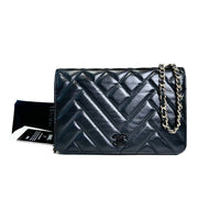 Chanel Black Chevron WOC Bag - Jiaxyk